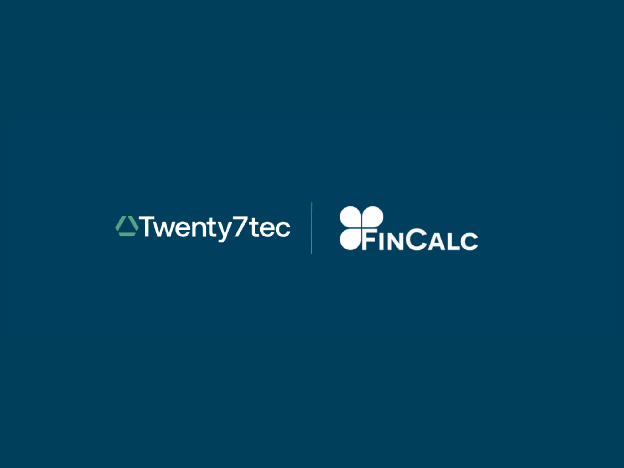 Twenty7tec x FinCalc
